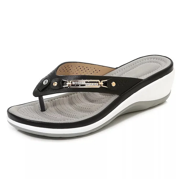 Women’s Arch Support Soft Cushion Leather Sandals Radinnoo.com