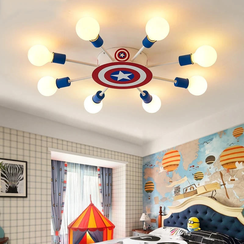 New  Design Led Ceiling Lights Lamp With Remote Control For Child Bedroom Babyroom Lamparas De Techo Luminaire