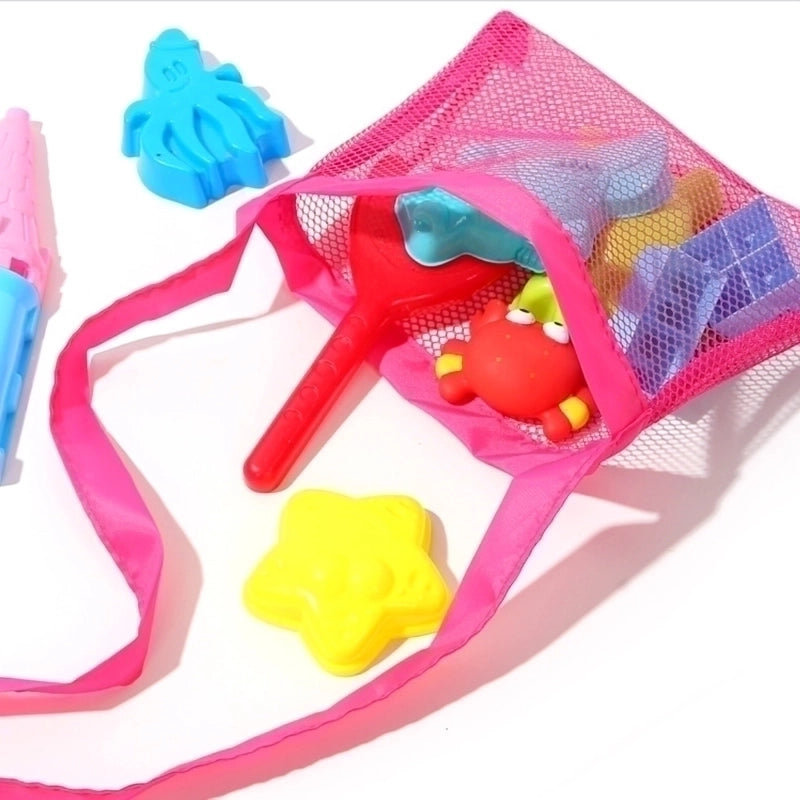 Vacation Solid Color Square Zipper Beach Bag