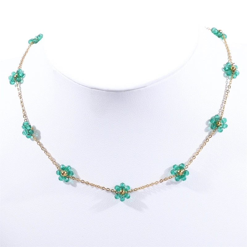 Sweet Flower Titanium Steel Bracelets In Bulk