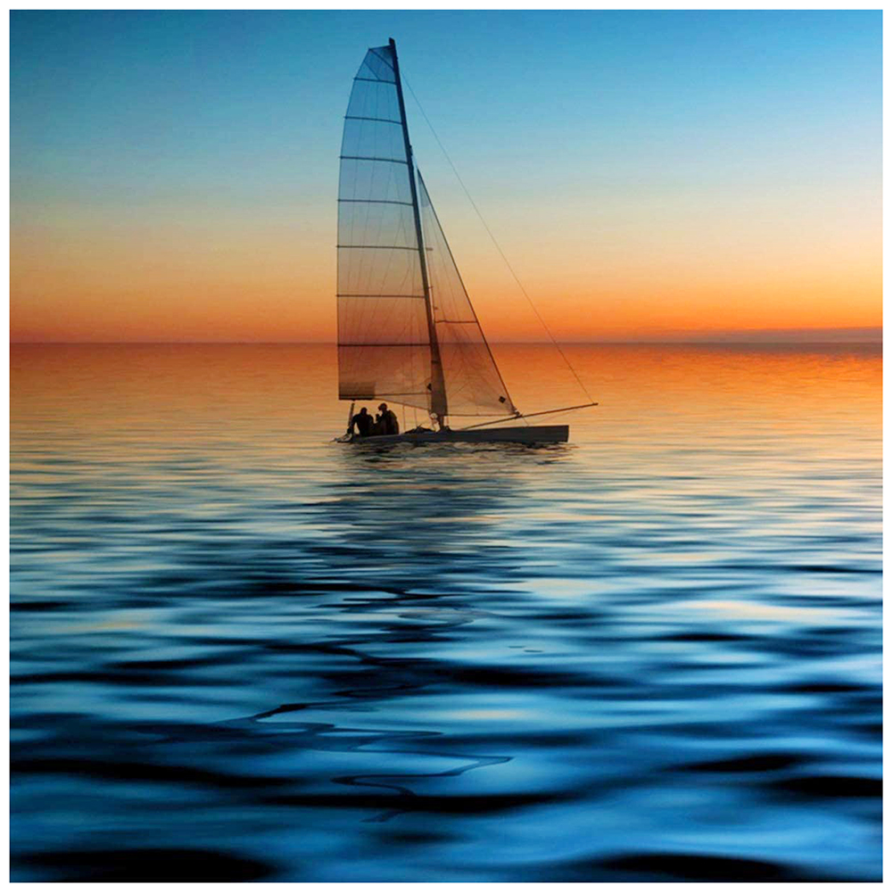 

Sailing Ship - Round Drill Diamond Painting - 40*40CM, 501 Original