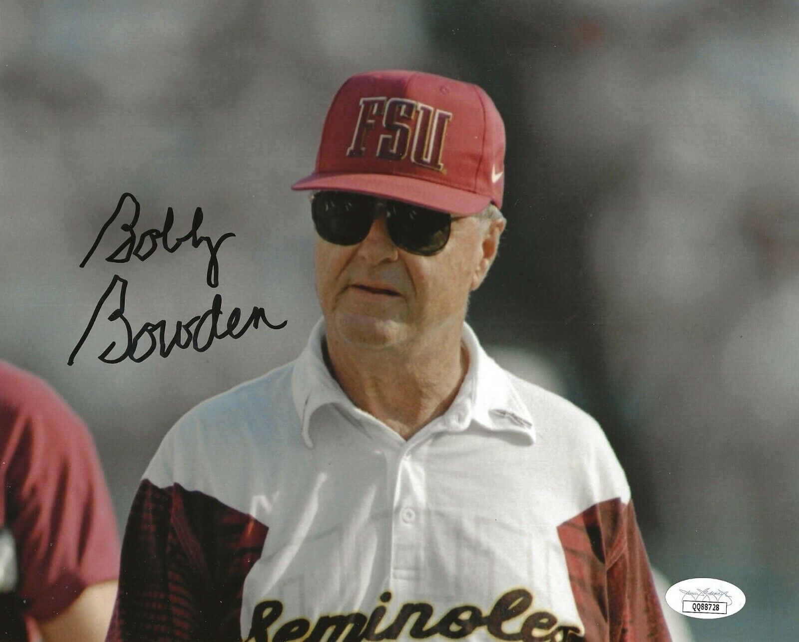 Bobby Bowden signed Florida State Seminoles 8x10 Photo Poster painting autographed 5 JSA