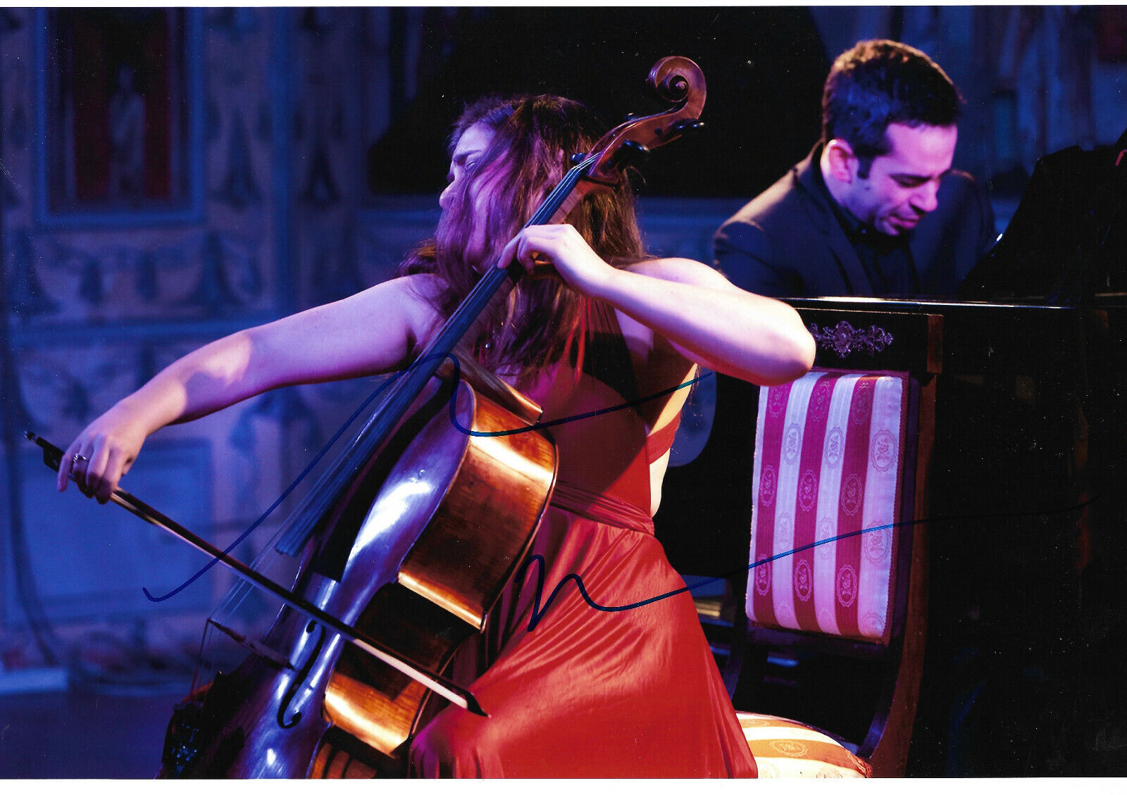 Alisa Weilerstein Cellist signed 8x12 inch Photo Poster painting autograph