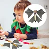 10Pcs Hand Transformation Butterfly Flying Bat Wind up Bat Flutter Card Flying Paper Bat Funny bat Tricky Prop Toys Fake bat Prop 