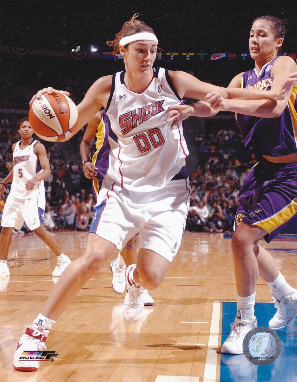 Ruth Riley 8x10 Detroit Shock WNBA color Photo Poster painting #2