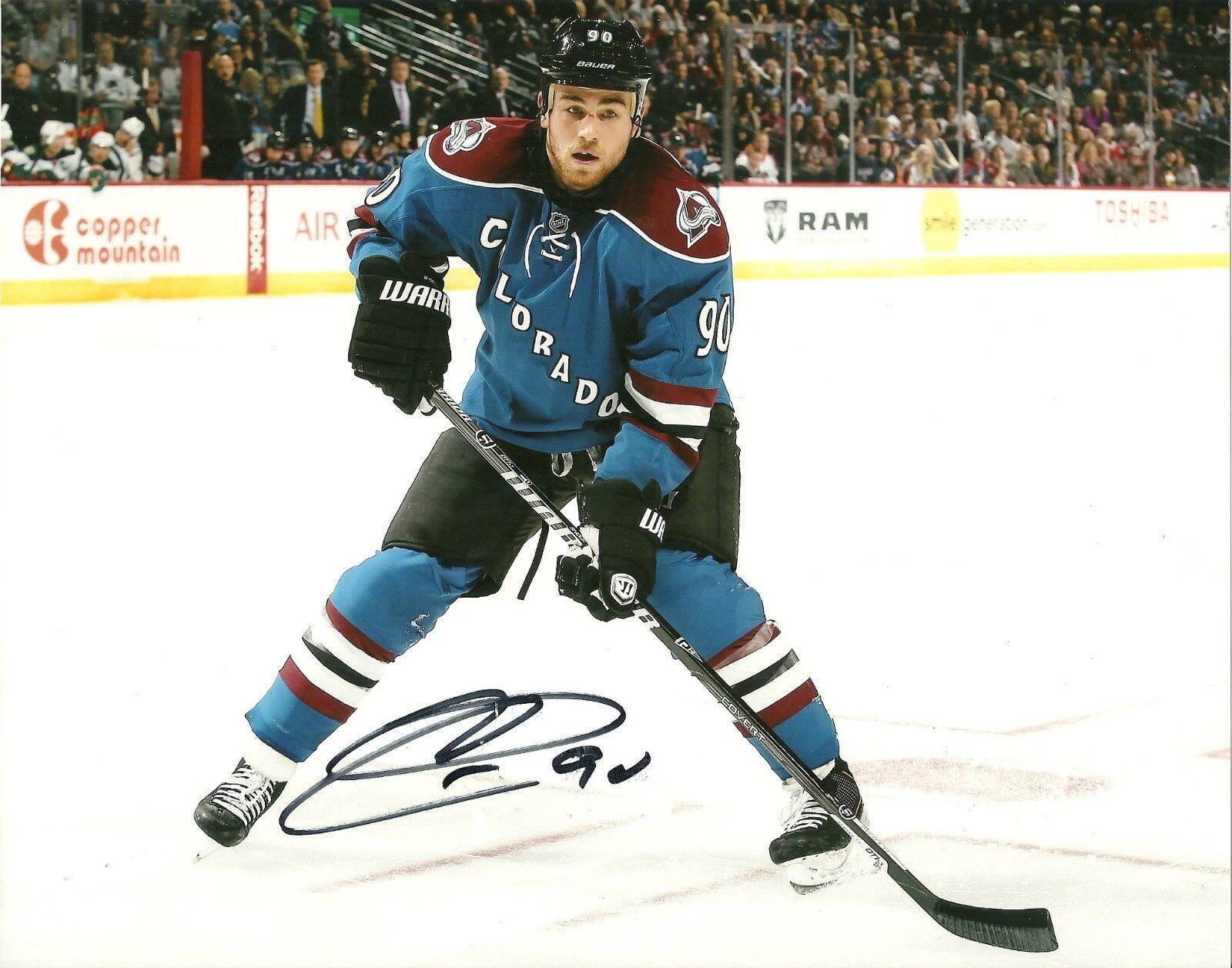 RYAN O'REILLY HAND SIGNED COLORADO AVALANCHE 8X10 Photo Poster painting W/COA