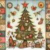 Christmas Tree-11CT Counted Cross Stitch 50*50cm tapestrymarket