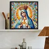 Diamond Painting-DIY Full Round Drill Stained Glass Art Madonna