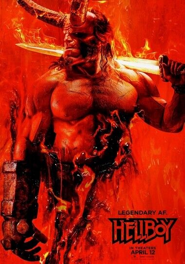 HELLBOY MOVIE POSTER - Photo Poster painting QUALITY INSERT -  POST!