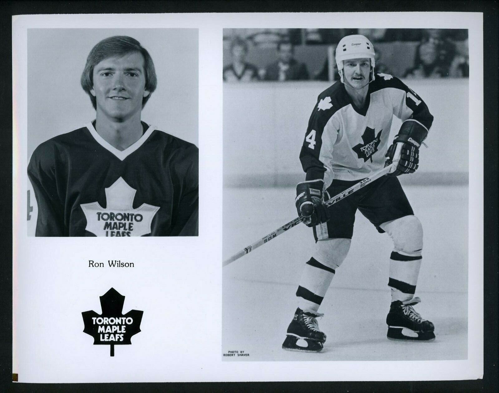 Ron Wilson circa 1970's team issued Press Photo Poster painting Toronto Maple Leafs