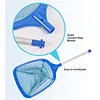 Pool Cleaning Nets Lightweight Swimming Pool Cleaning Net Aluminum Alloy Handle Shallow Water Leaf Nets for Fine Debris in Inground/Above Ground