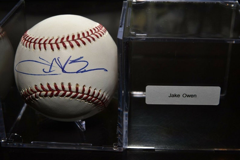 Jake owen signed autographed rawlings baseball