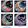 (4er Pack) Halbmond Schmetterling - speziell geformtes Diamond Painting - 30*30cm