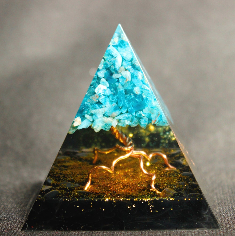

Orgone Pyramid Chakra - Tree of Life, 501 Original