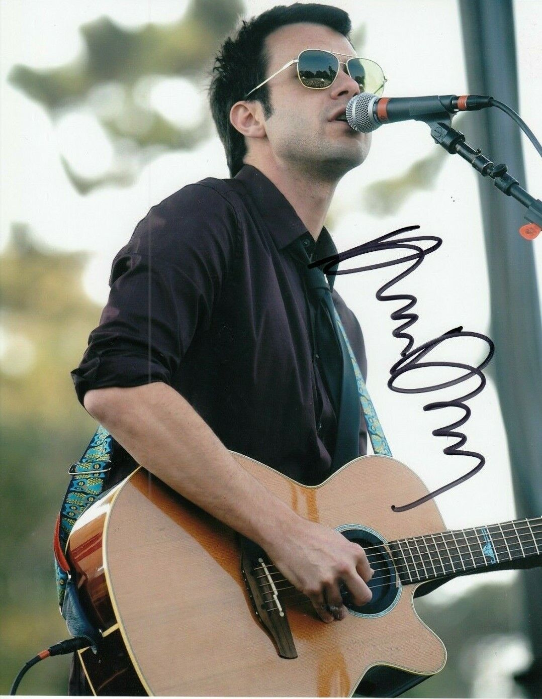 HOWIE DAY signed (COLLIDE) Music Singer 8X10 Photo Poster painting *Longest Night* W/COA #2