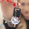 >SALE<5Pcs Acrylic Double Side Party Sanrio Diamond Pianting Art Keyring for Kids