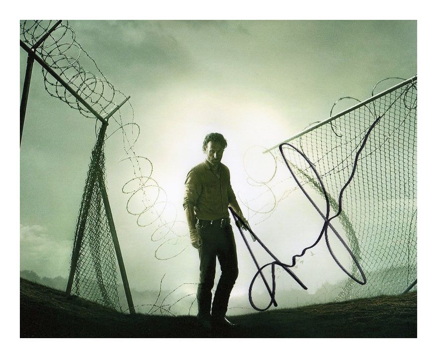 ANDREW LINCOLN - THE WALKING DEAD AUTOGRAPHED SIGNED A4 PP POSTER Photo Poster painting PRINT 4