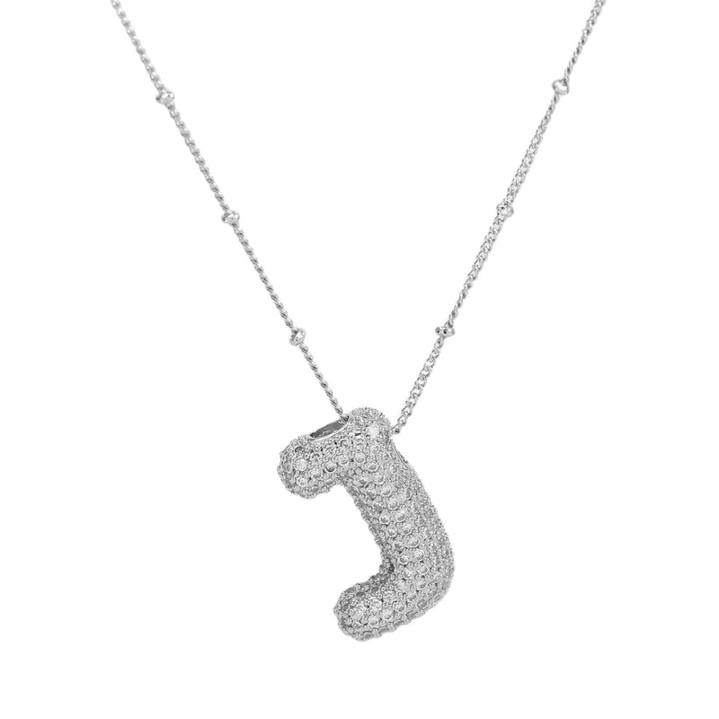 Casual Minimalist Letter Brass Plating Zircon Pendant Necklace 1 Piece