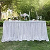 Shimmers Party Catering Table Cover 4/6/8/9/14ft Event Table Cloth 