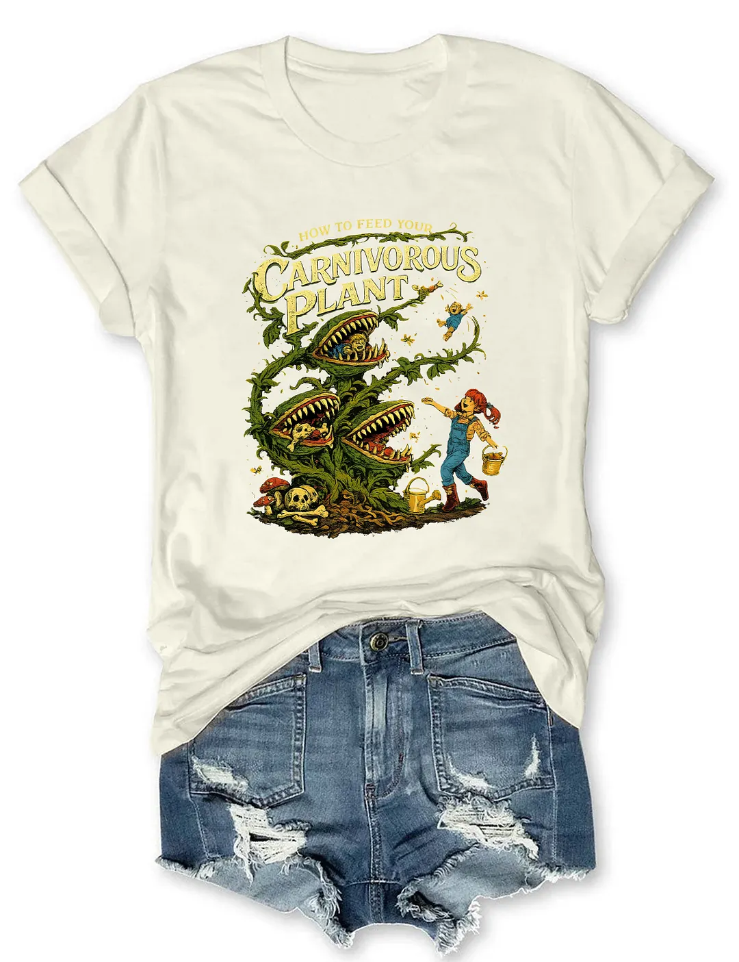 Carnivorous Plant Funny Garden T-shirt