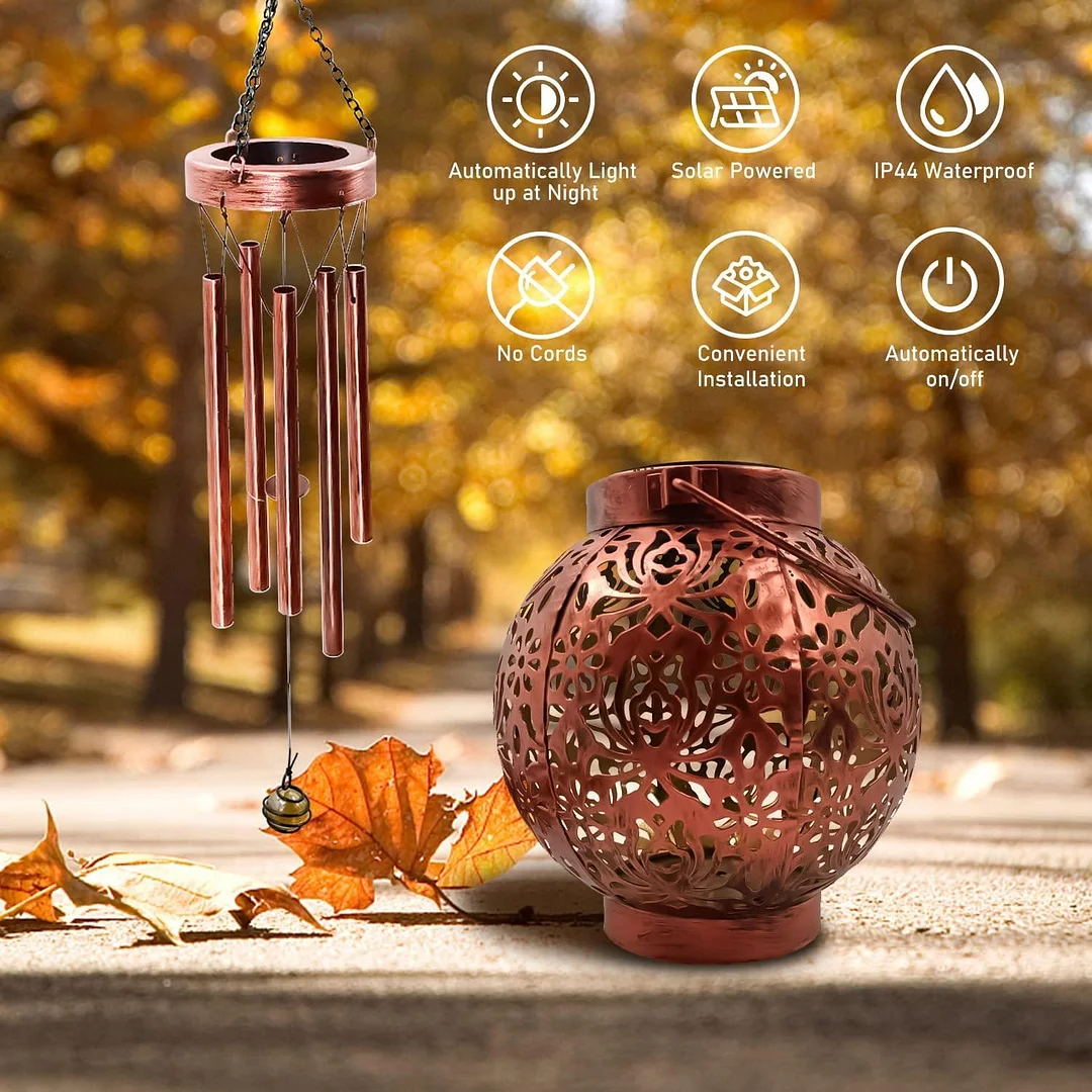 Hanging Solar Wind Chimes Lights