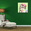Diamond Painting -DIY Round Drill Cute Funny Cat