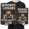 Whisky - Panneaux en &eacute;tain m&eacute;tallique(20*30cm/30*40cm)