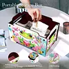 5D diy Diamond Painting Kunst dekorative Aufbewahrungsbox Holz Lagerung Clutch (Frosch)