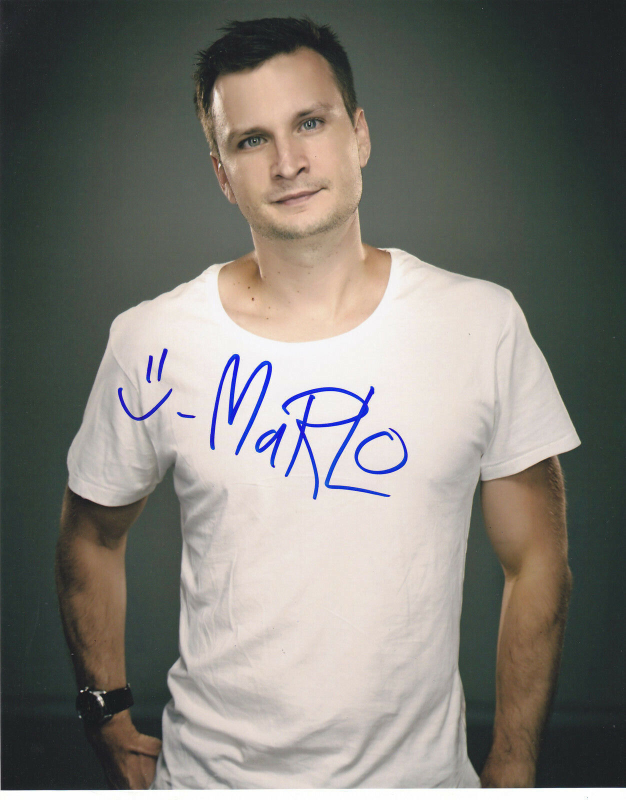 DJ MaRLo MARLO SIGNED AUTOGRAPH EDM DANCE TRANCE 8X10 Photo Poster painting EXACT PROOF #2