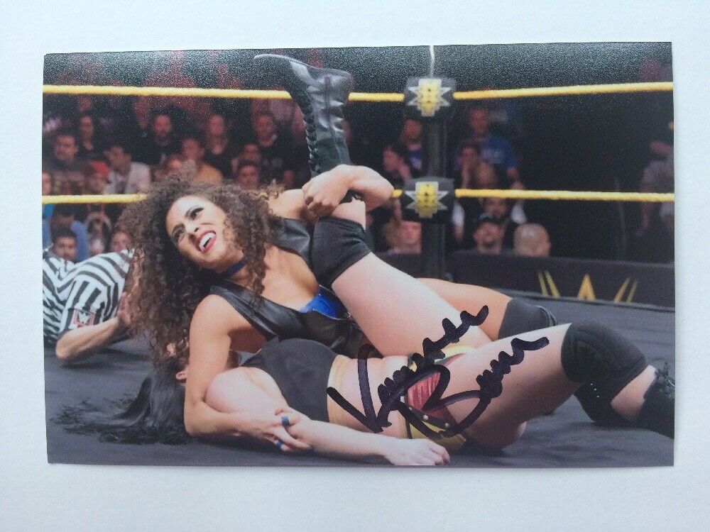 Vanessa Borne Autographed Photo Poster painting WWE Diva NXT signed VERY SEXY