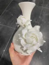 Handmade Limited Edition Ceramic Peony Vase