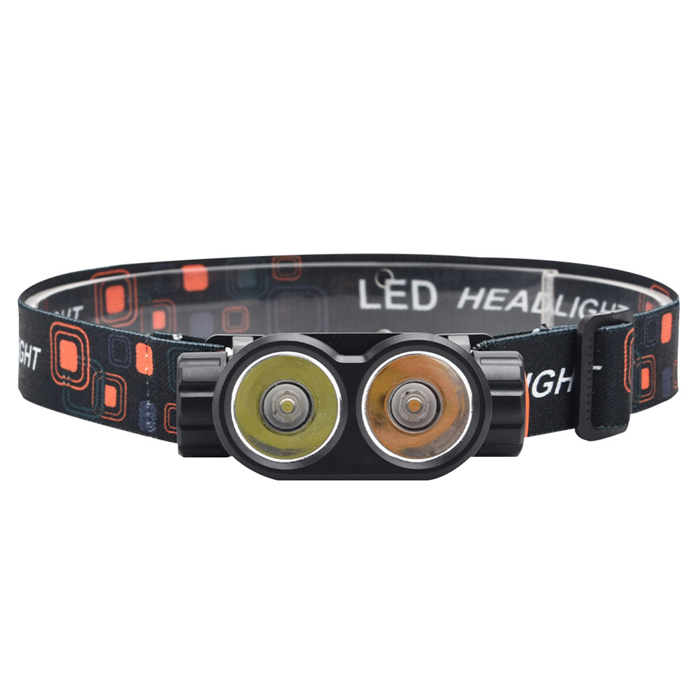 

Portable LED Magnetic Dual-Bulb Headlamp USB Rechargeable Strong Headlight, 501 Original