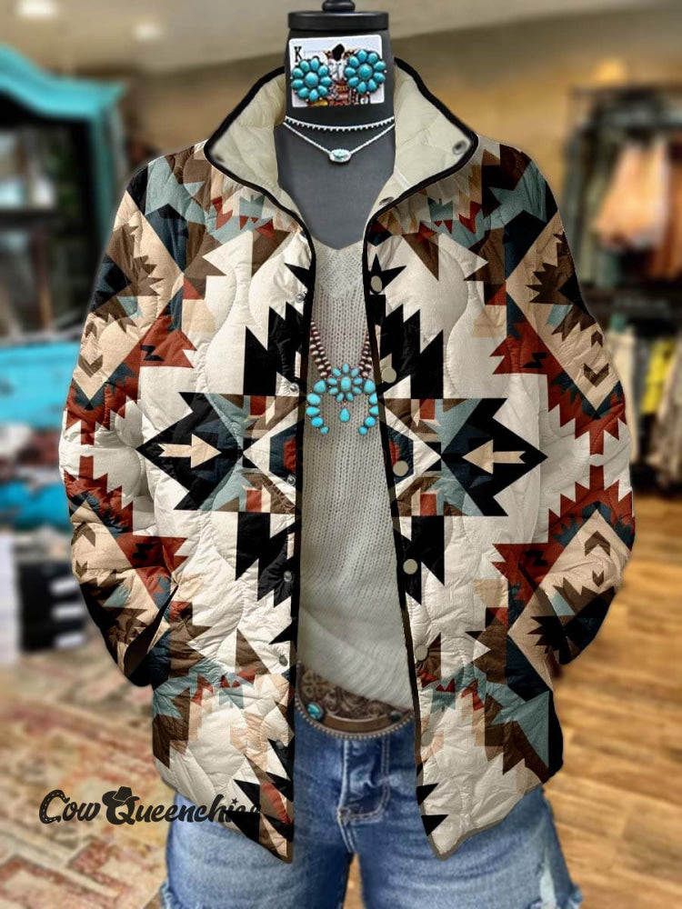 Women’s Aztac Casual Quilted Jacket Multicolor / S