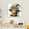 Bee Gnome-11CT Stamped Cross Stitch 40*40cm/15.75*15.75in