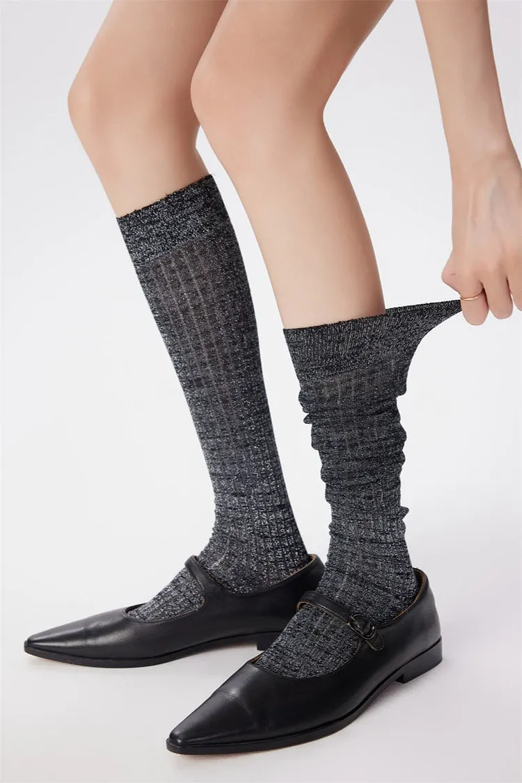 Sheer Mesh Breathable Knee High Socks