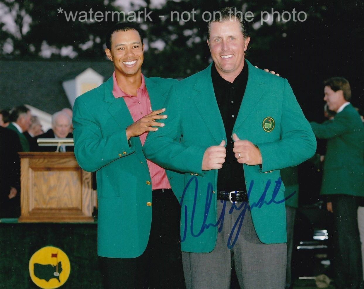 PHIL MICKELSON SIGNED AUTOGRAPH 8X10 Photo Poster painting GRAND SLAM