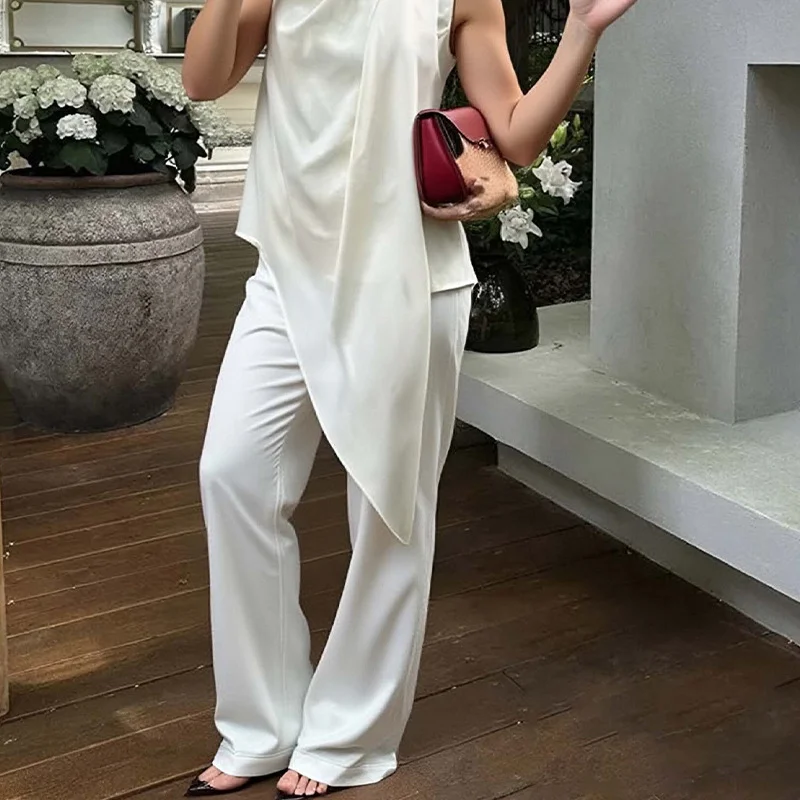 Sdrawing Sdrawing Women's New Temperament Trend Lazy Style Printed Shirt Long-Sleeved Fashion Suit Two Women