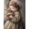 Diamond Painting -DIY Full Square Drill Cute Little Girl(35x45cm)