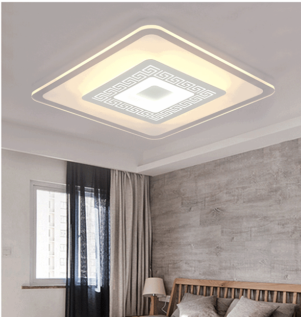 LED Modern Rectangle Square Acrylic Alloy LED Lamp.LED Light. Ceiling Lights.LED Ceiling Light. Ceiling Lamp For Foyer Bedroom