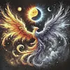 Phoenix-11CT Stamped Cross Stitch 40*40cm/15.75*15.75in tapestrymarket