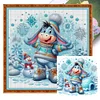 Winter Eeyore-11CT Stamped Cross Stitch 40*40cm/15.75*15.75in