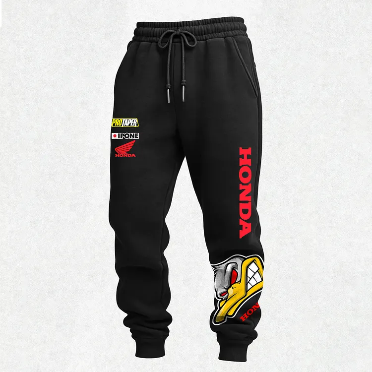 Honda Pro Taper Ipone Cartoon Duck Printed Men's Sweatpants