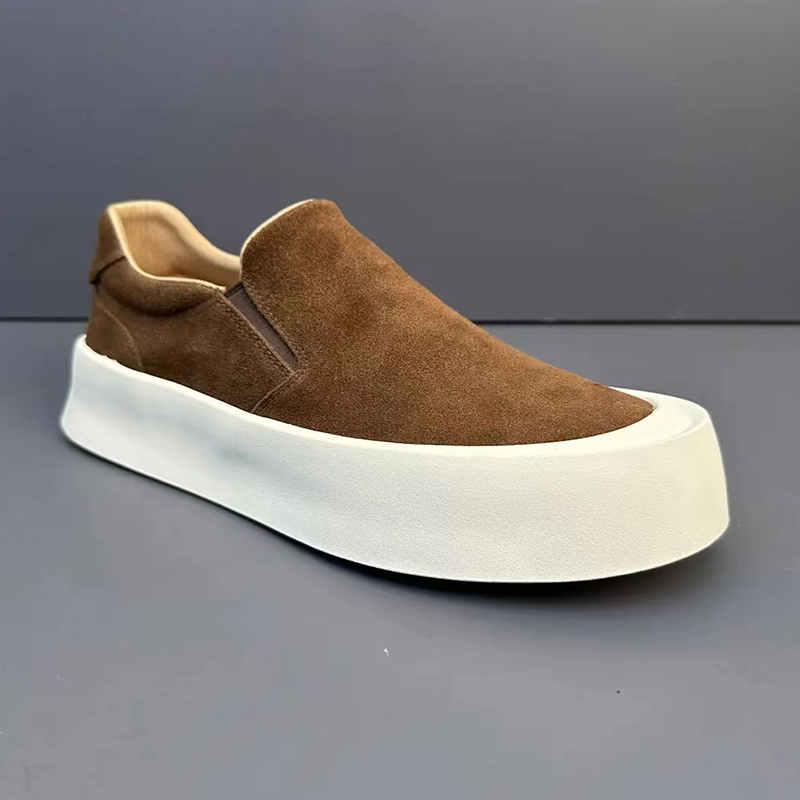 Handmade Retro Cowhide Suede Leather Casual Loafers DANRRIO.COM DANRRIO