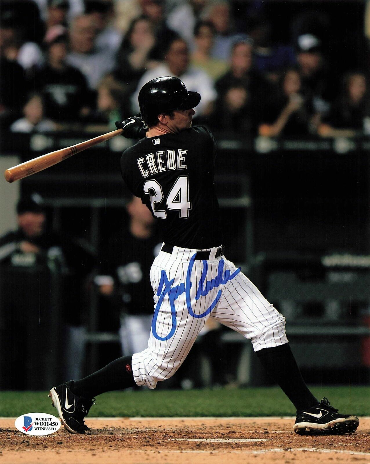 Joe Crede signed 8x10 Photo Poster painting Chicago White Sox BAS Beckett Autographed