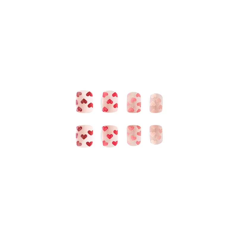 Churchf Churchf Nails Fake Nails Valentine's Day Warm Lovepress On Nails Wear Nails