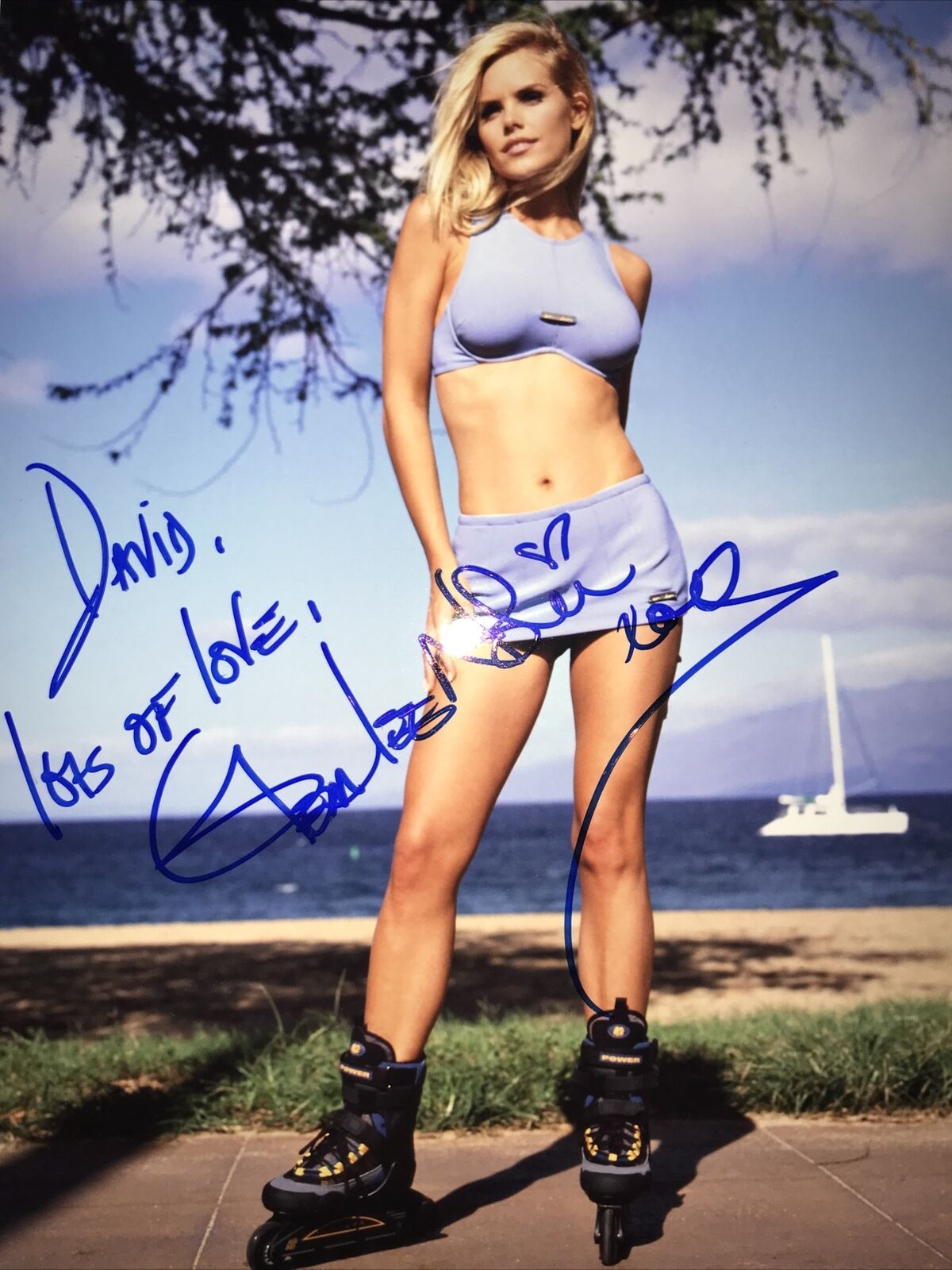 SEXY! Gena Lee Nolin Baywatch Sheena Hand Signed / Autographed 8x10 Photo Poster painting