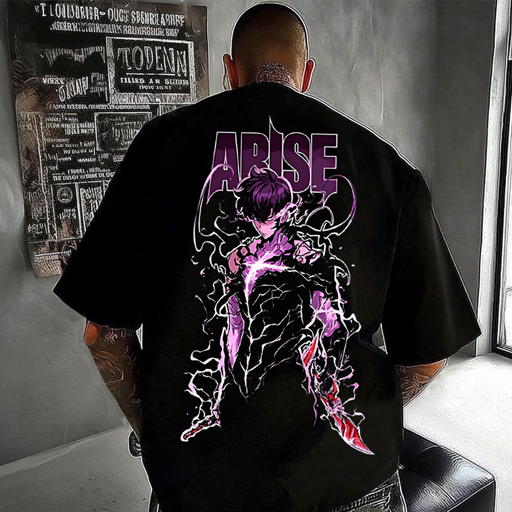  Arise Graphic T-Shirt - Bold and Edgy Streetwear Design for Men