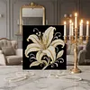(30x30cm)DIY Lily Flower Pearl Painting Kit With Inner Frame Home Decor
