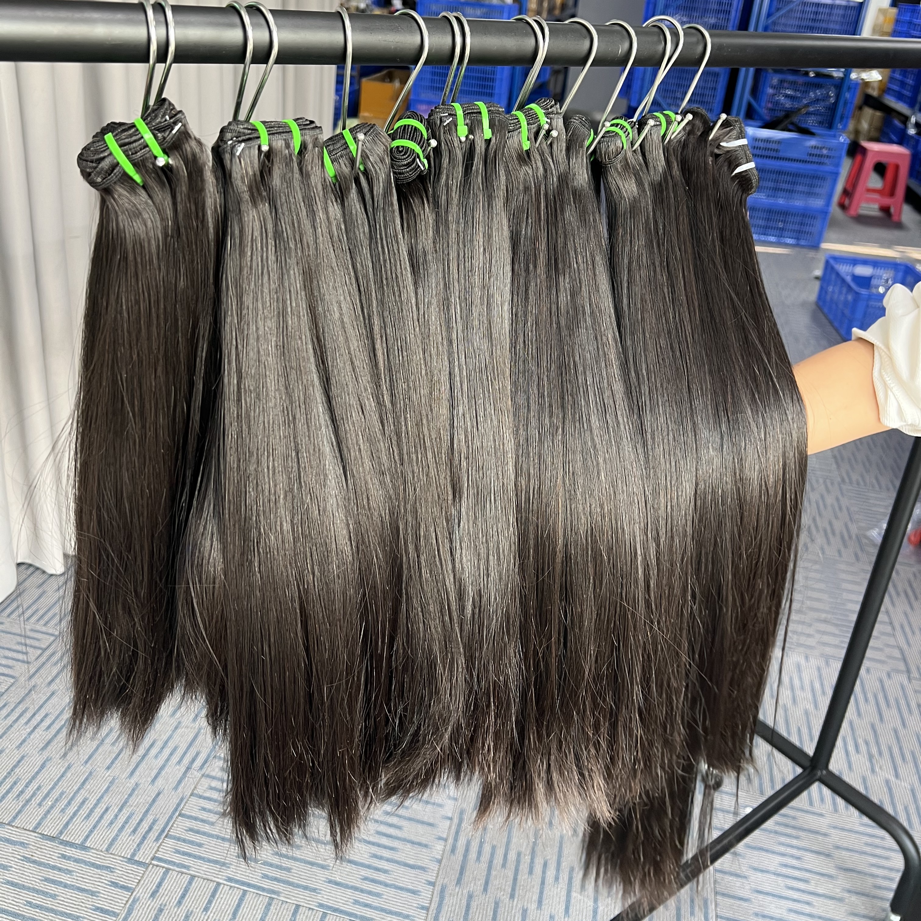 Double Drawn Straight Hair Bundles