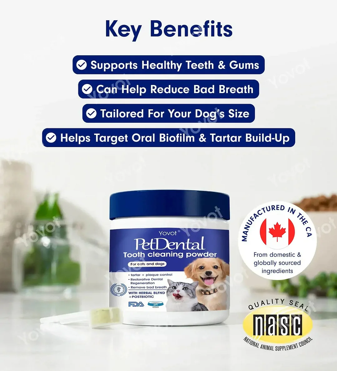 🔥Hot Sale 49% Off🔥 – Freshen Breath, Regenerate Teeth & Remove Tartar (CVMA Recommended for Cats & Dogs)